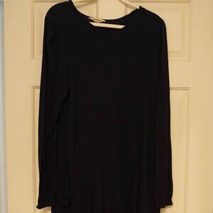 Boden Navy Long Sleeve Midi Dress Women’s Plus SizElegant Knit Casual Work Dress